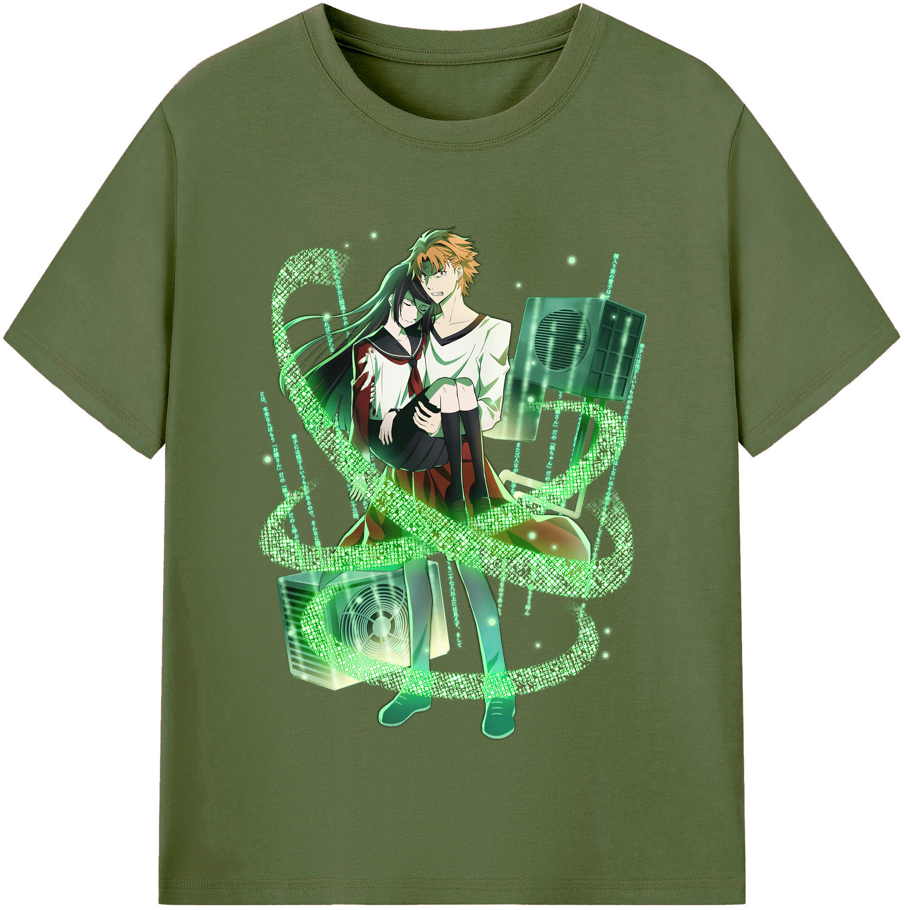 （画像用） 文豪ストレイドッグス Bungo Stray Dogs 綿100％半袖Tシャツ（フロントプリント）